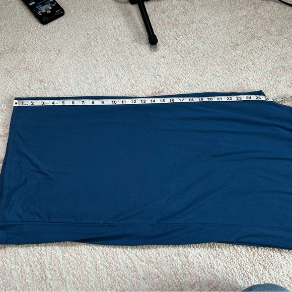 NWT Old Navy Waist-Defined Blue Jumpsuit Stretch Jersey Knit Size XL Maternity - Picture 10 of 13